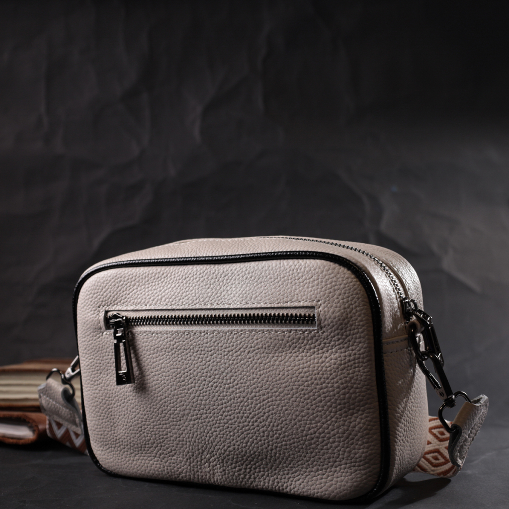 Сумка Vintage З натуральної шкіри Біла (22407) - зображення 10