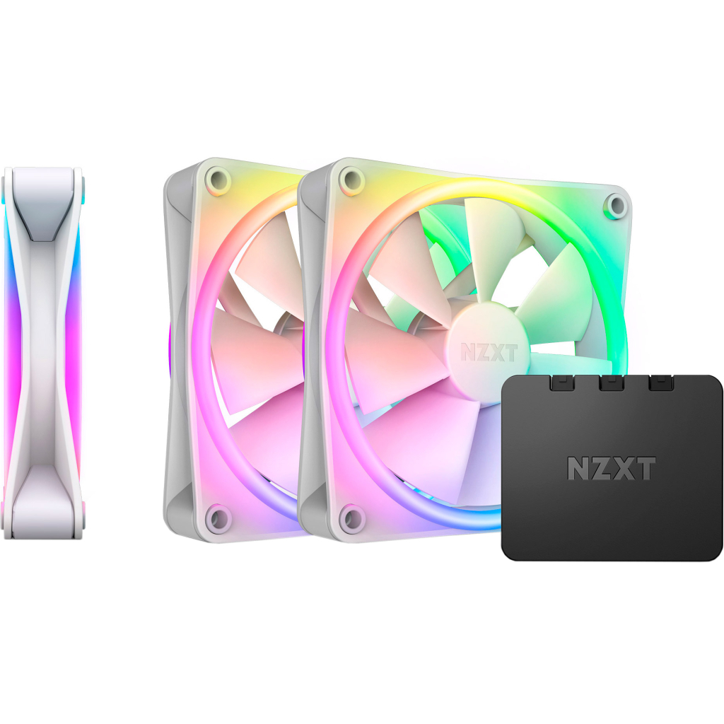 Кулер до корпусу NZXT F120RGB Duo-120mm Dual-sideRGB Fan-Tripl (RF-D12TF-W1) - зображення 1