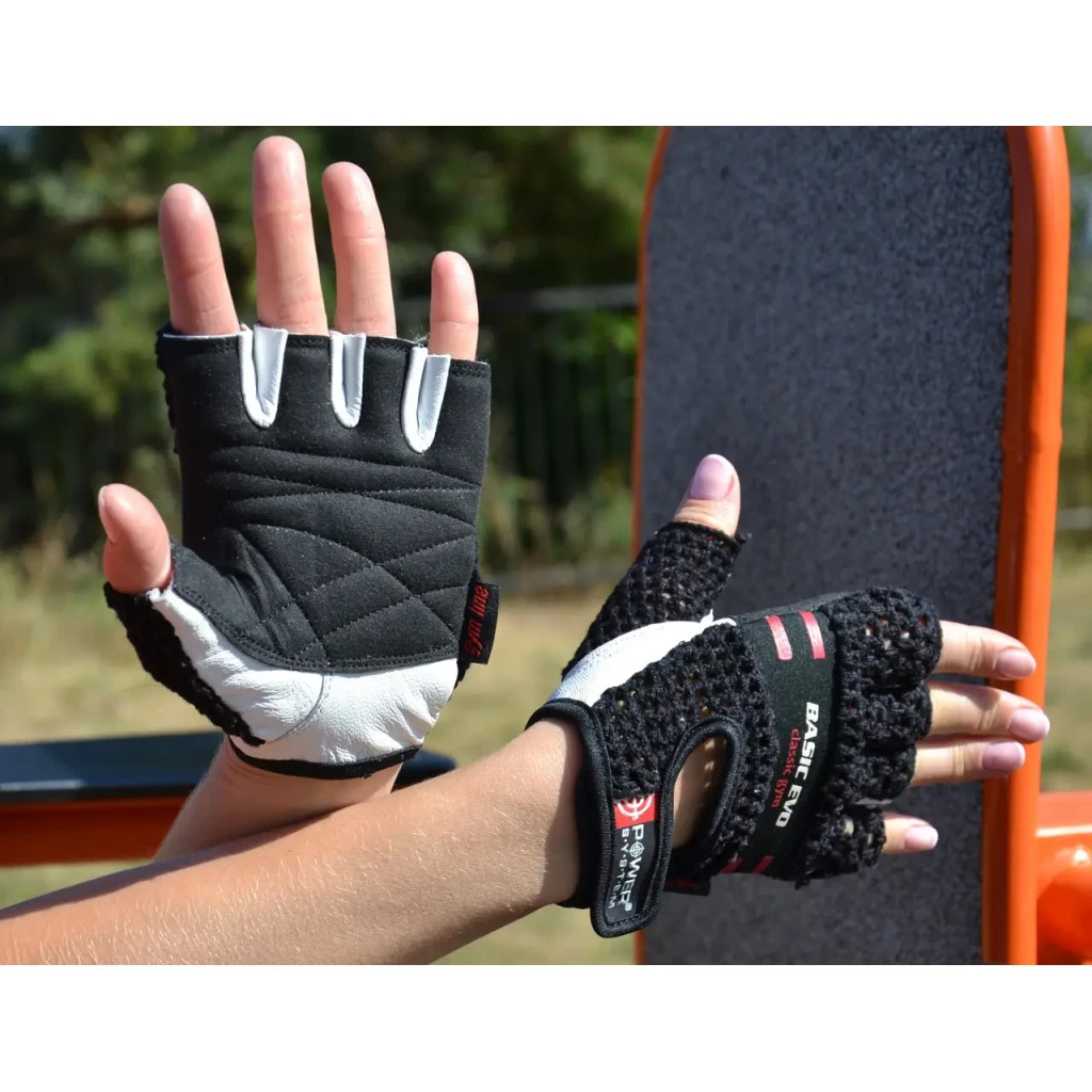 Рукавички для фітнесу Power System PS-2100 Basic EVO Black/Red Line XXL (PS_2100E_XXL_Black/Red) - зображення 2