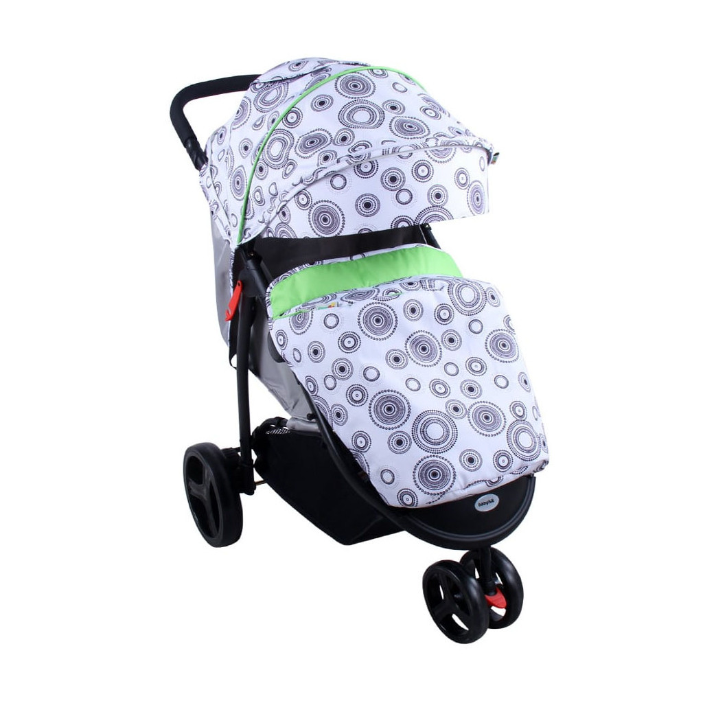 Коляска BabyHit Trinity Green circles (14138) - зображення 1