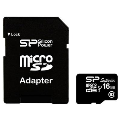 Карта пам'яті Silicon Power 16GB microSD Class10 UHS-I (SP016GBSTHDU1V10SP) - зображення 1