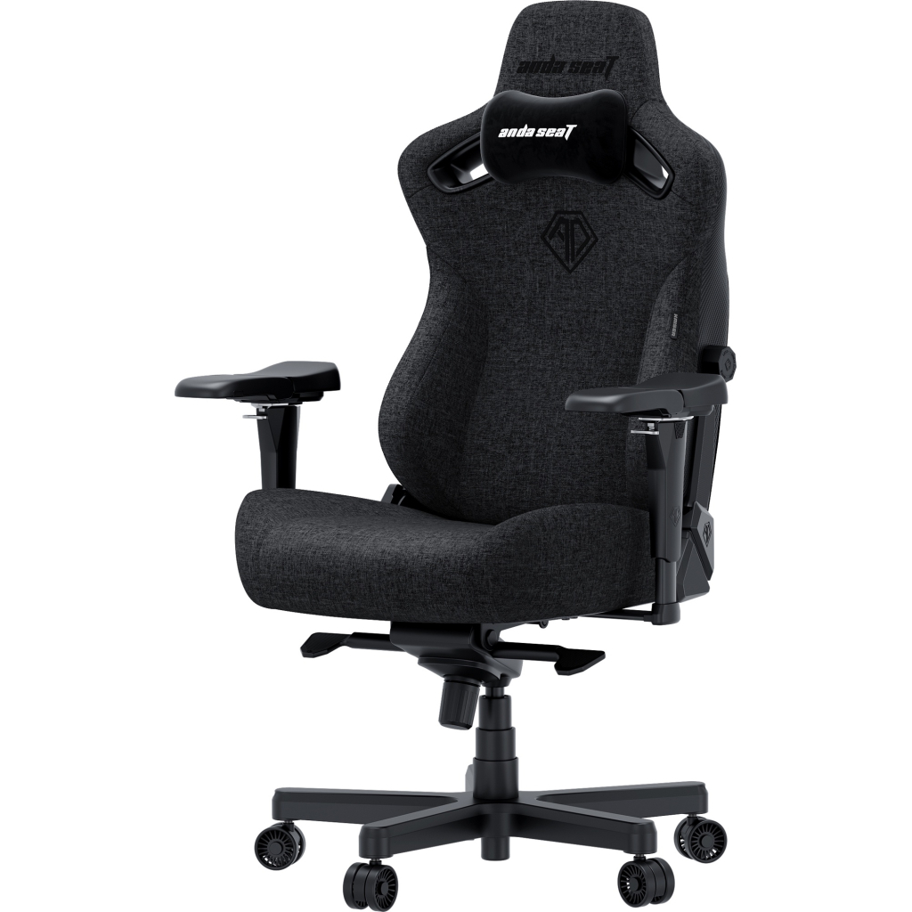 Крісло ігрове Anda Seat Kaiser 3 Pro Fabric Size XL Dark Gray (AD12YDC-XL-01-GB-PV/F-G01) - зображення 3