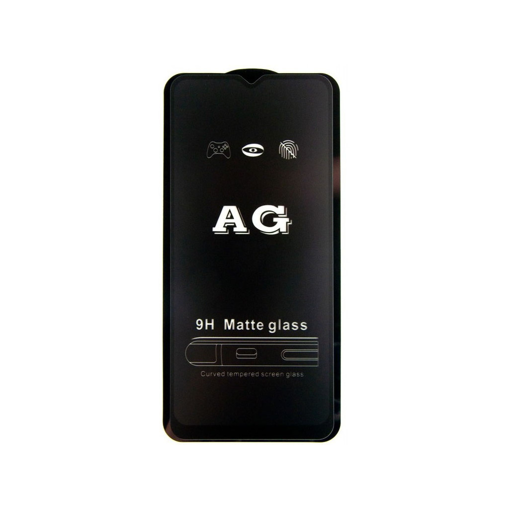 Скло захисне Dengos Full Glue Matte OPPO A12, black frame (TGFG-MATT-33) - зображення 2