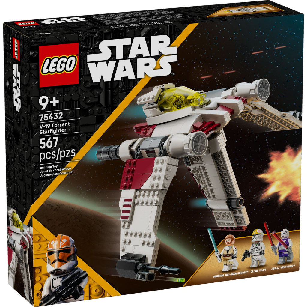 Конструктор LEGO Star Wars Зоряний винищувач V-19 «Потік» (75432) - зображення 1