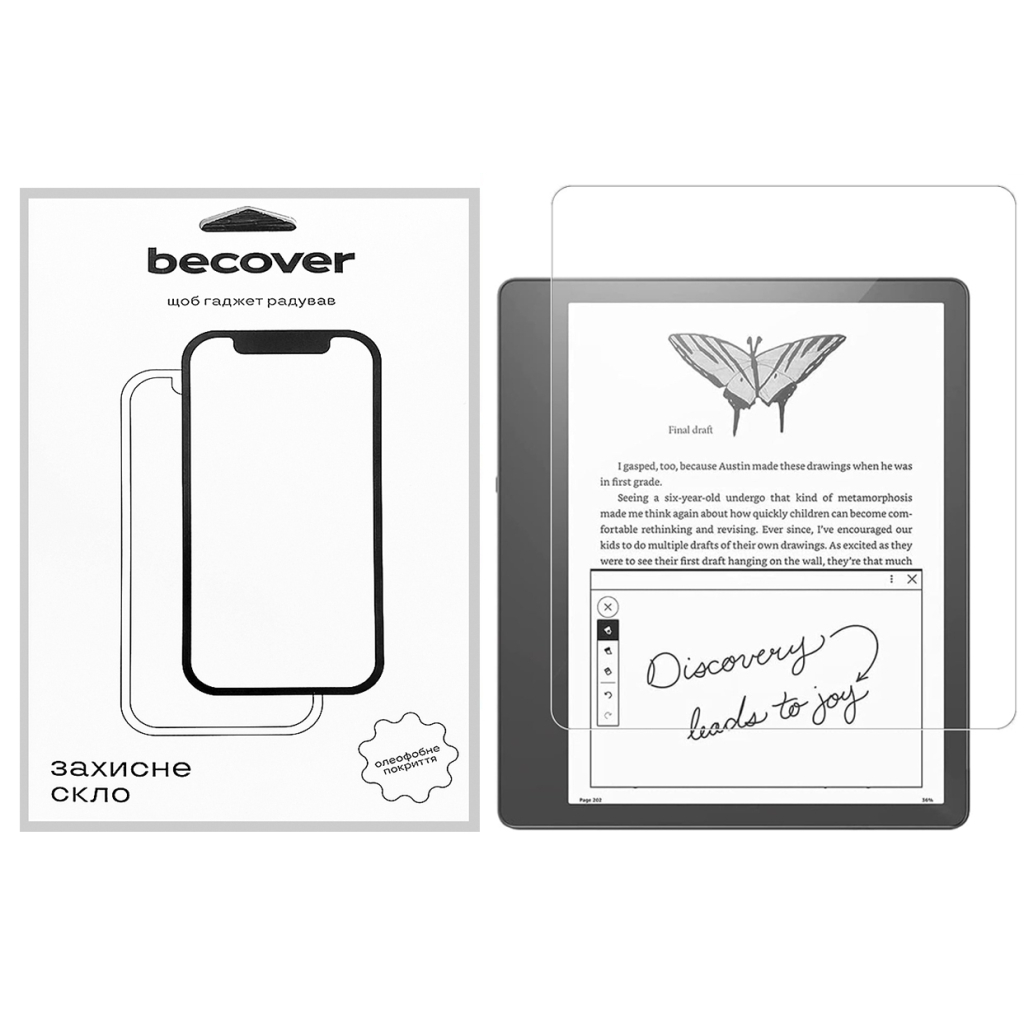 Скло захисне BeCover Amazon Kindle Scribe 2024 10.2" (712827) - изображение 1
