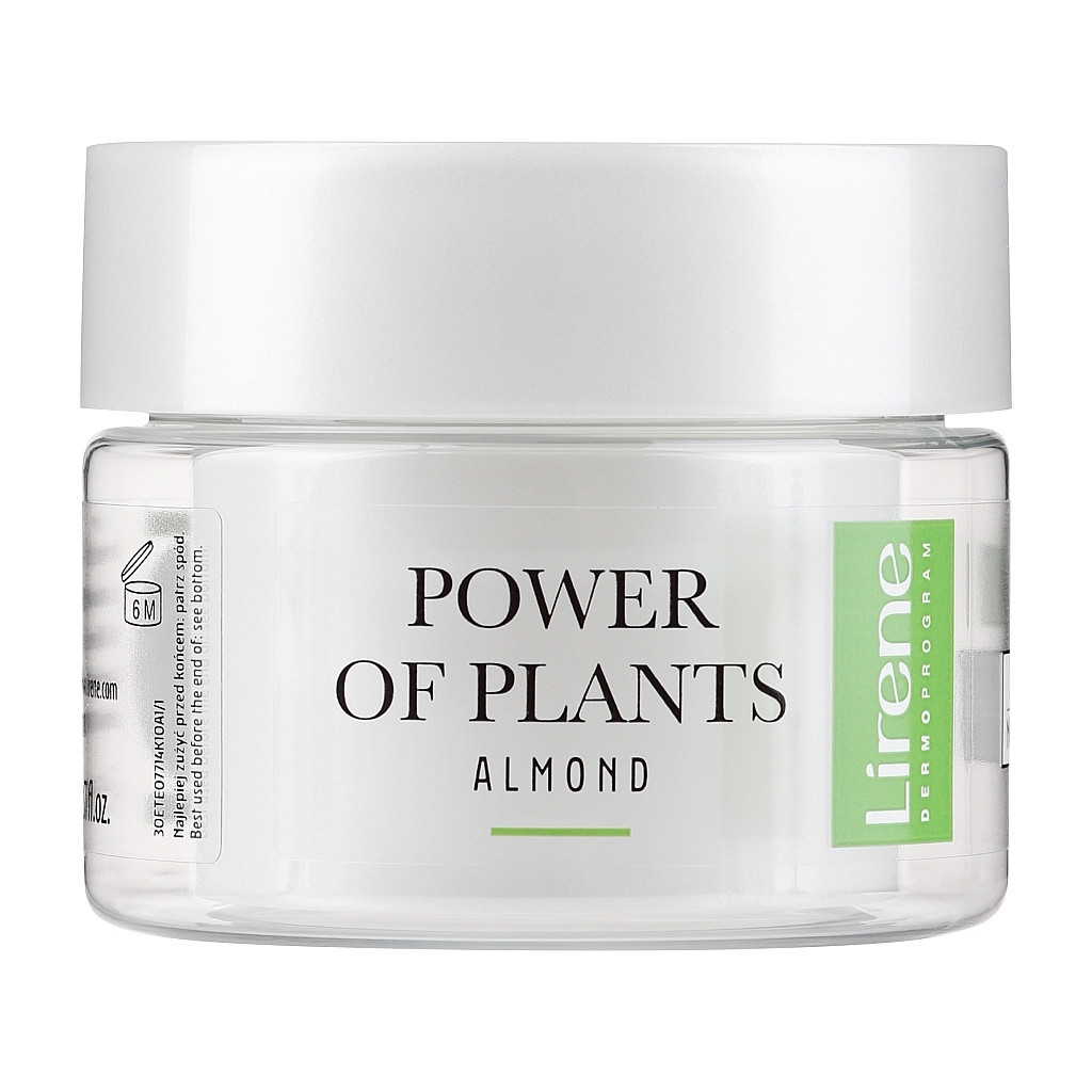 Крем для обличчя Lirene Power Of Plants Almond Nourishing Cream Живильний 50 мл (5900717771413) - зображення 1