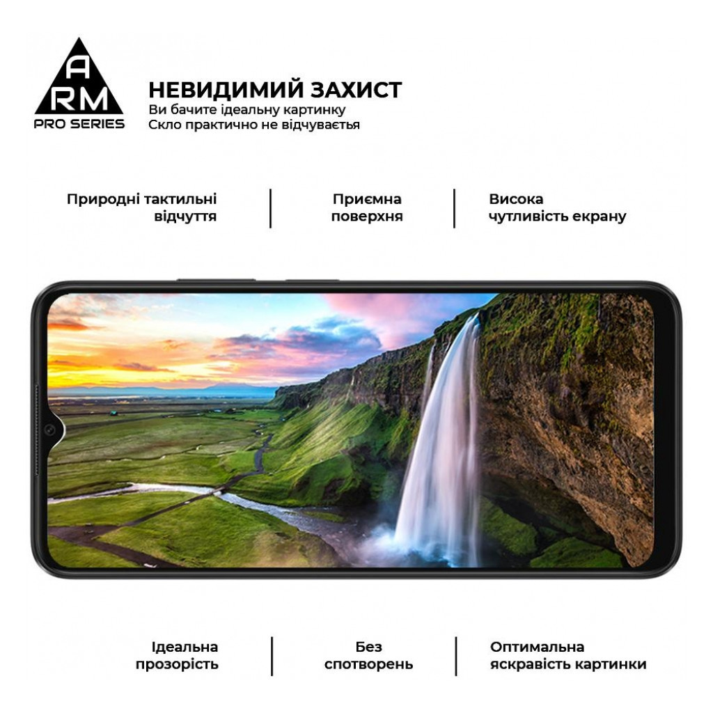 Скло захисне Armorstandart Pro OPPO A18 4G / A38 4G Black (ARM71040) - зображення 4