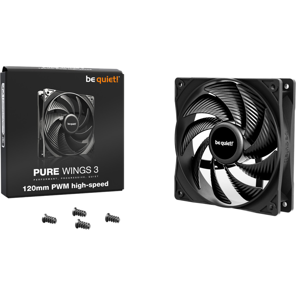 Кулер до корпусу Be quiet! PURE WINGS 3 120mm PWM high-speed (BL106) - зображення 6