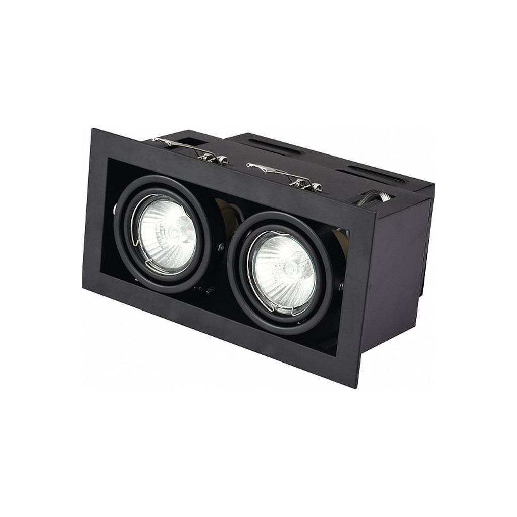 Світильник точковий Eurolamp LED GU10x2 black (LHK2-LED-GU10(black)) - изображение 2