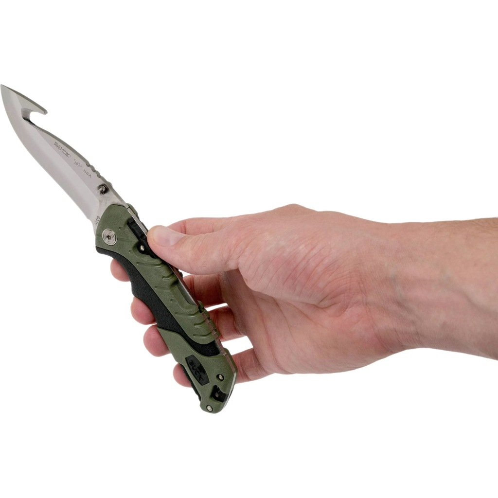 Ніж Buck Folding Pursuit Large Guthook (660GRG) - зображення 8