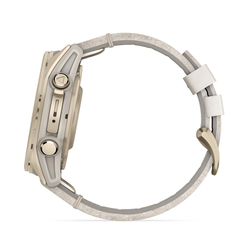 Смарт-годинник Garmin fenix 8 43mm, AMOLED, Saph, SftGldSS/FogGryLeatherBnd, Excl, GPS (010-02903-40) - зображення 5