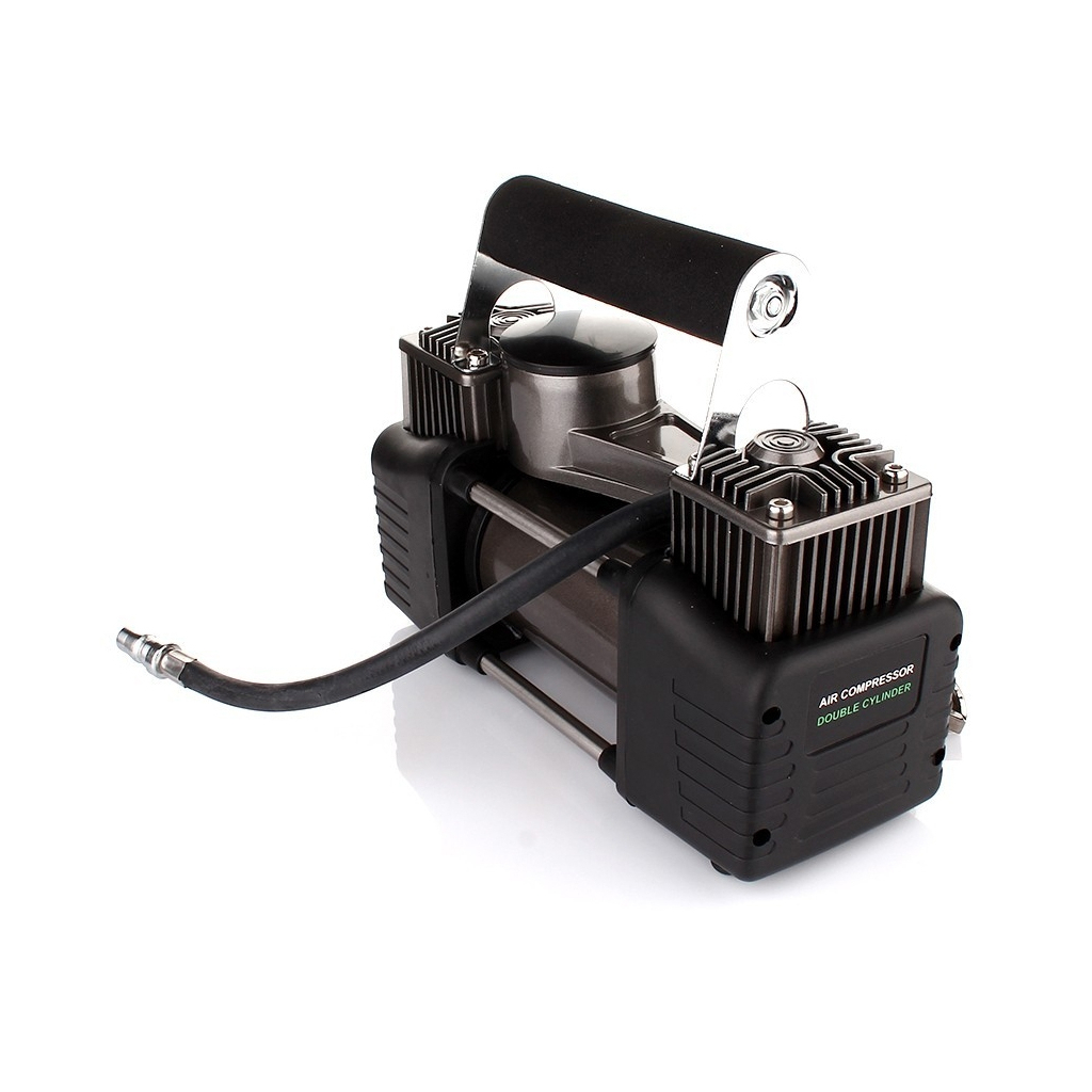 Автомобільний компресор URAGAN 2-х цил. на АКБ 85 л/хв (90170) - зображення 3