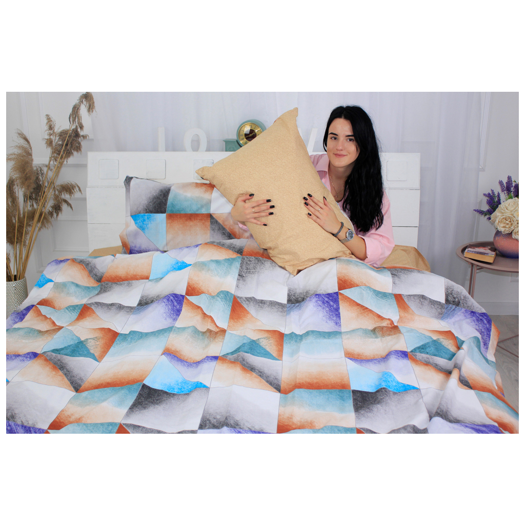 Постільна білизна MirSon Бязь Premium 17-0415 Picasso Сімейна (2 x 143x210) (2200002948999) - зображення 4