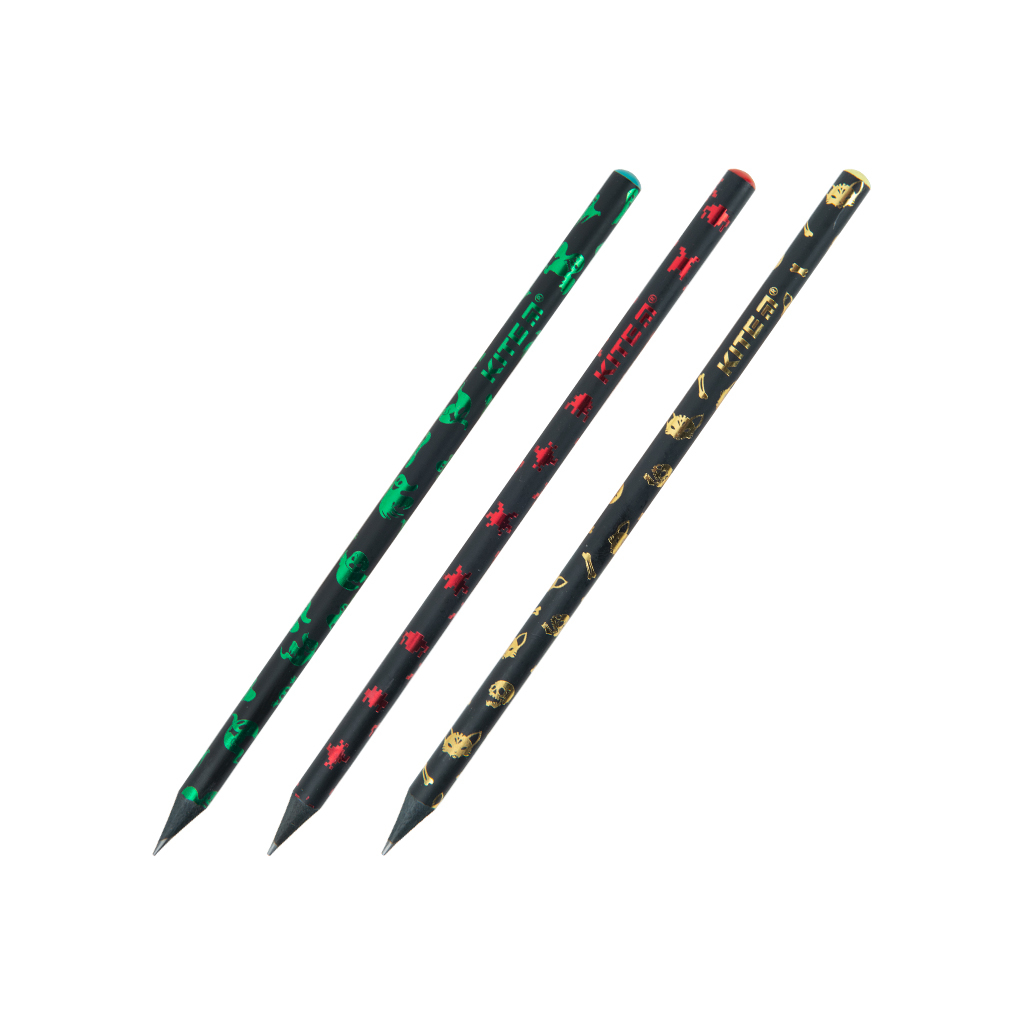 Олівець графітний Kite чорний корпус, туба (K22-159-1) - зображення 1