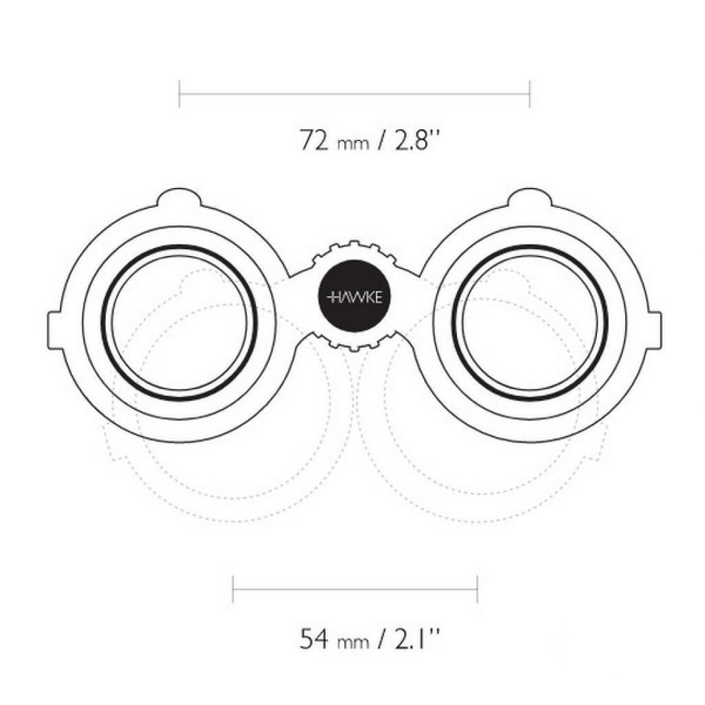 Бінокль Hawke Nature Trek 8x25 (Green) (35051) - зображення 3