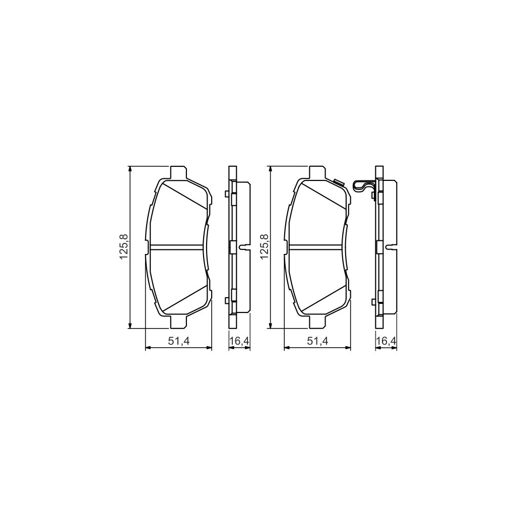 Гальмівні колодки Bosch 0 986 494 574 - зображення 3