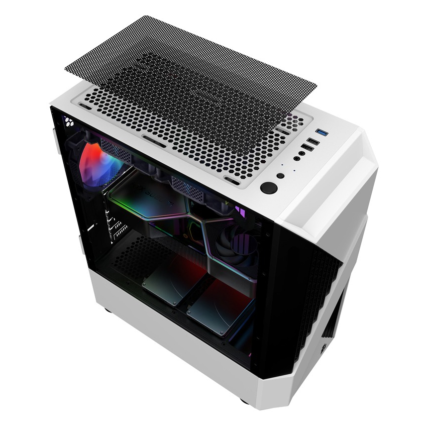 Корпус 1stPlayer F3-A-WH-4F1-PS-600FK-EU White 600W - зображення 11