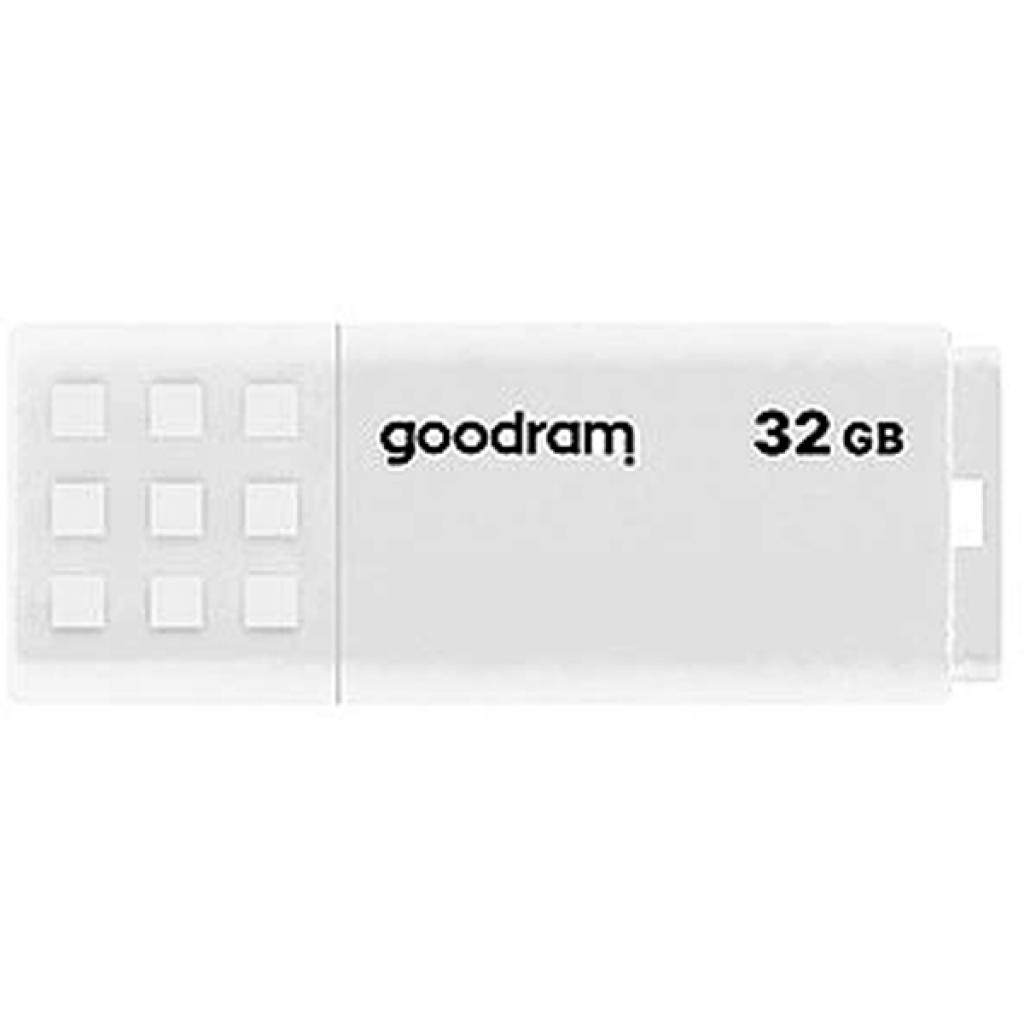 USB флеш накопичувач Goodram 32GB UME2 White USB 2.0 (UME2-0320W0R11) - зображення 1