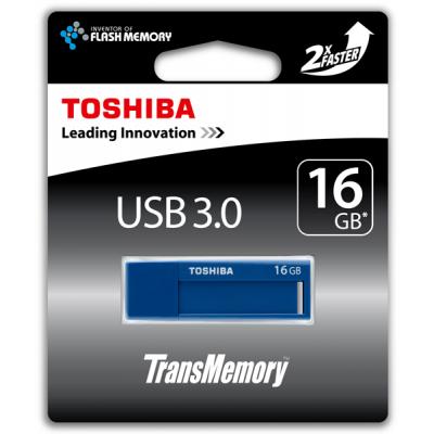 USB флеш накопичувач Toshiba 16GB DAICHI Blue USB 3.0 (THNV16DAIBLU(6) - зображення 3