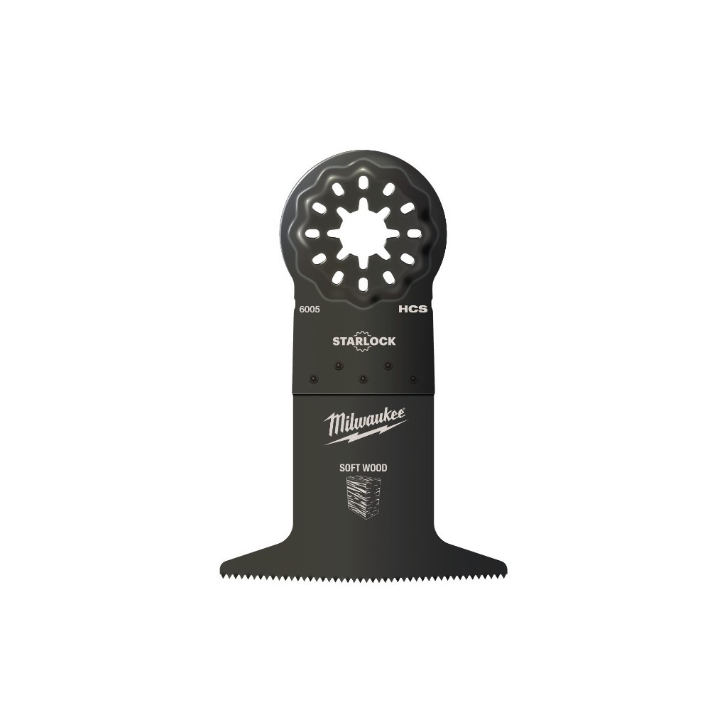 Полотно Milwaukee STARLOCK для реноватора, 65 x 42мм, деревина (48906005) - зображення 1