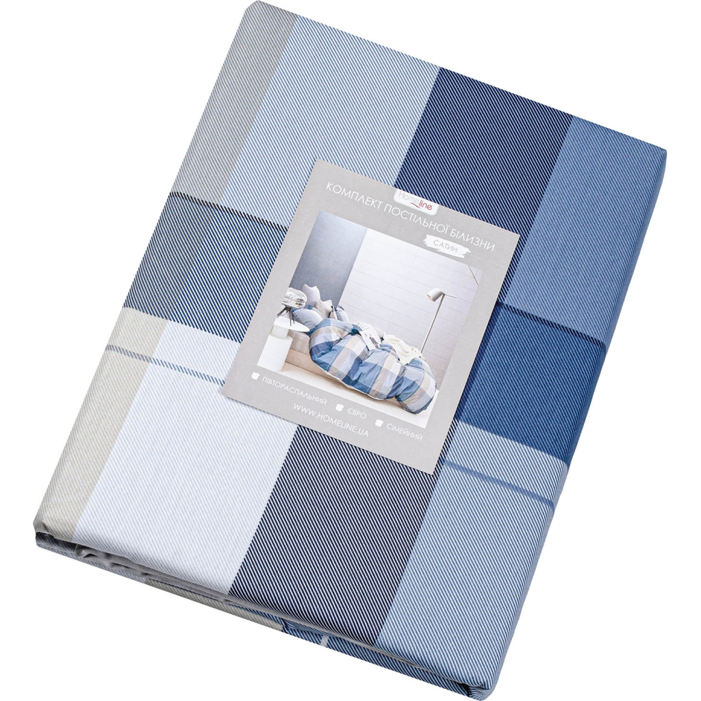 Постільна білизна Home Line Лула Сатин Твіл євро (182989) - зображення 1