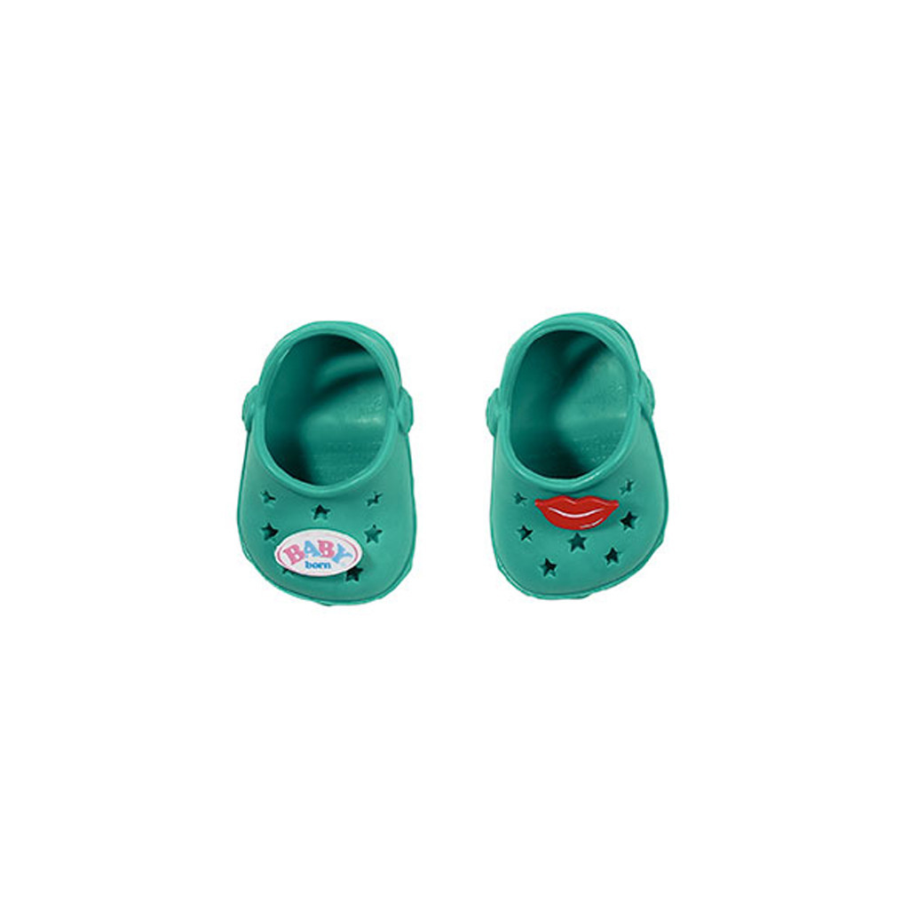 Аксесуар до ляльки Zapf Baby Born Святкові сандалі зі значками Зелені (828311-6) - зображення 2