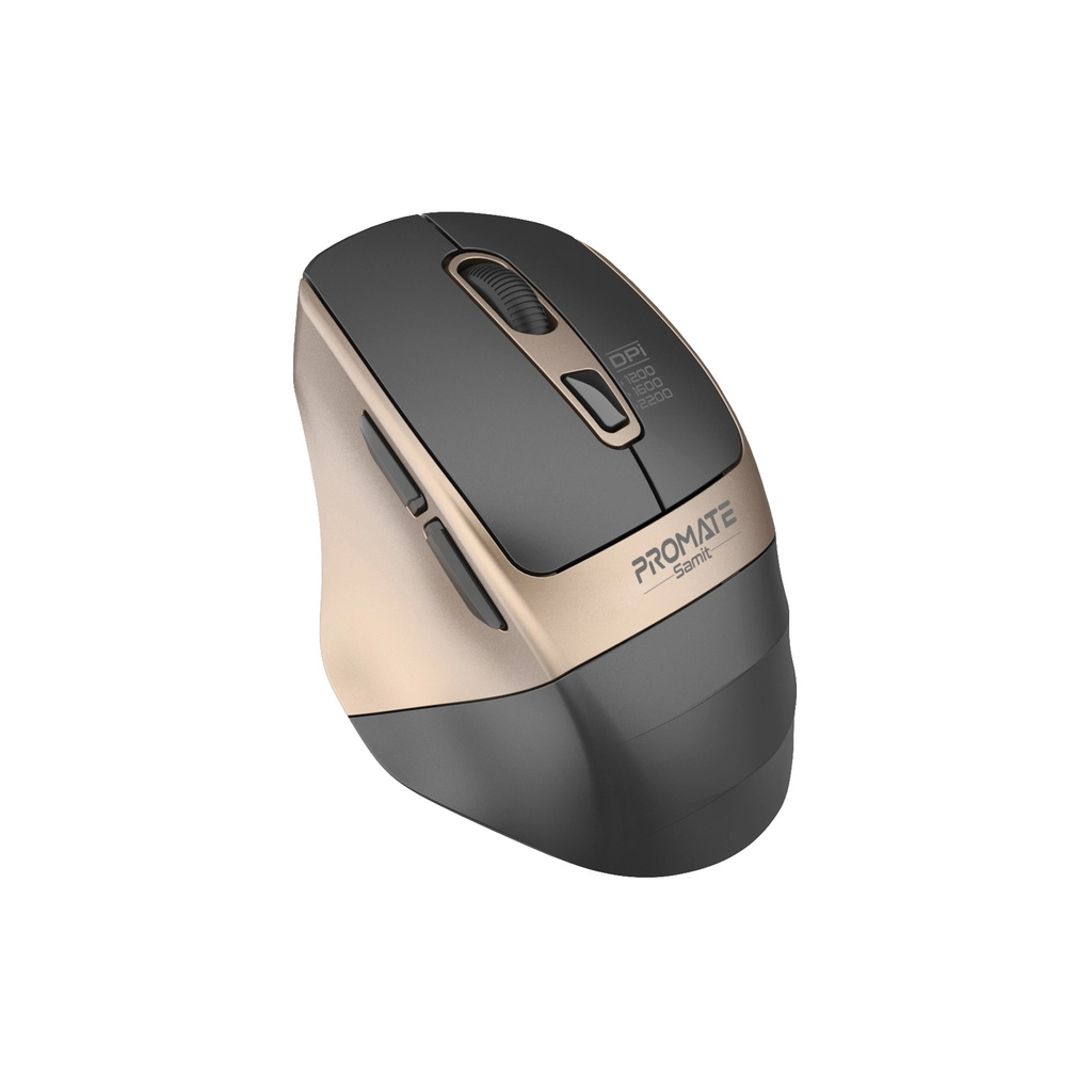Мишка Promate Samit Wireless Gold (samit.gold) - зображення 1