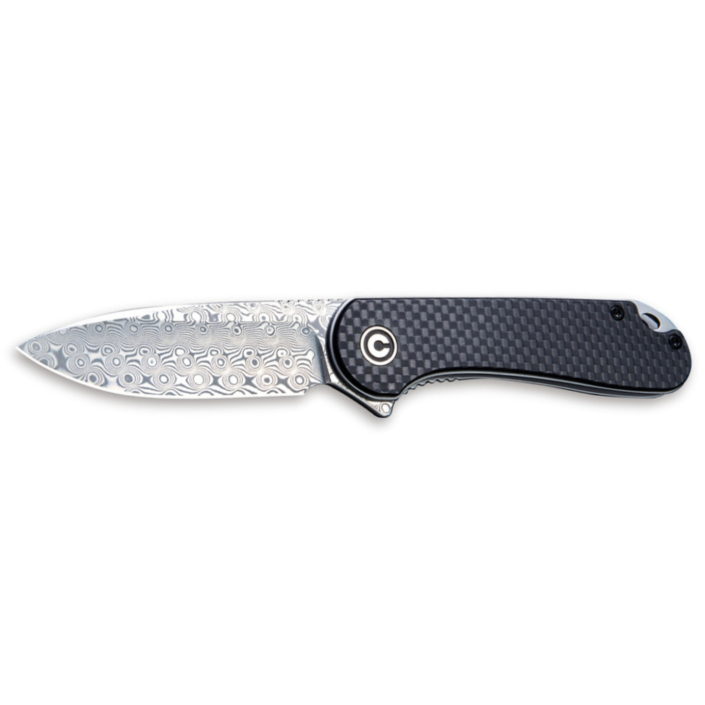 Ніж Civivi Elementum, Damascus, Carbon Fiber/G10 (C907DS) - зображення 1