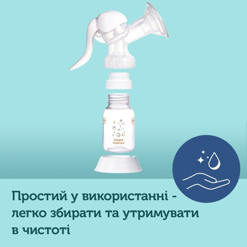Молоковідсмоктувач Canpol ручний Basic (12/205) - зображення 6
