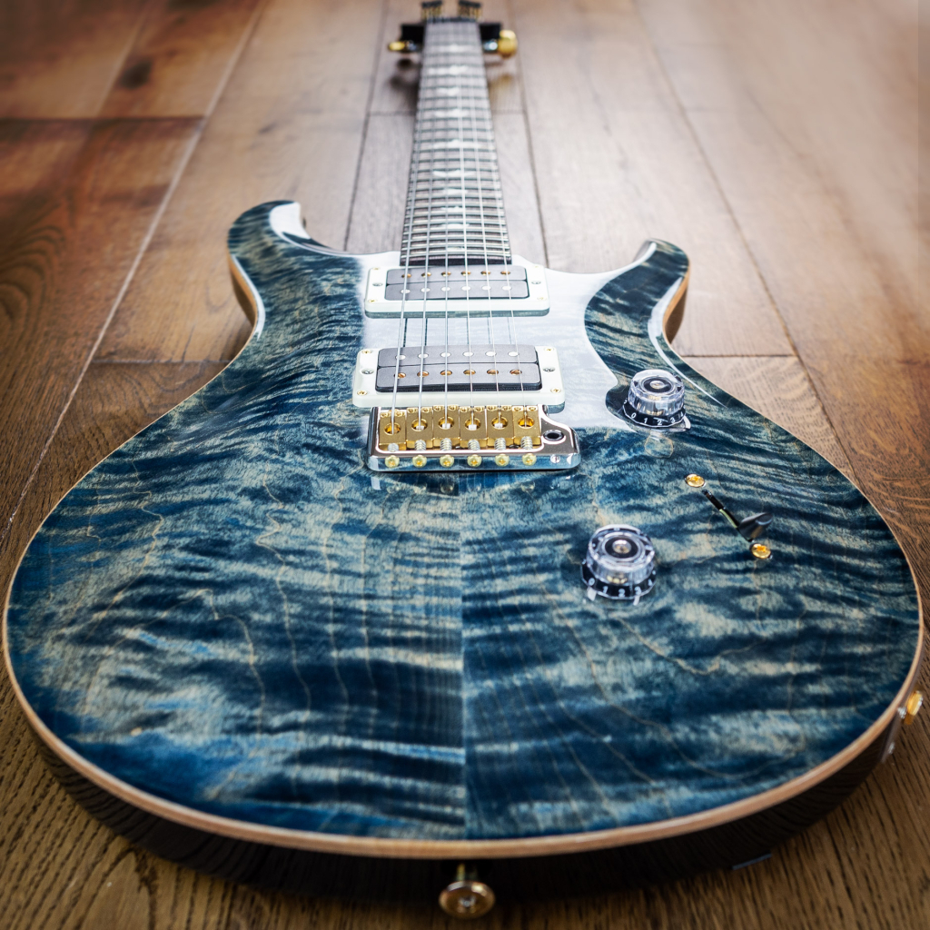 Електрогітара PRS Custom 24 10 Top Faded Whale Blue - зображення 4