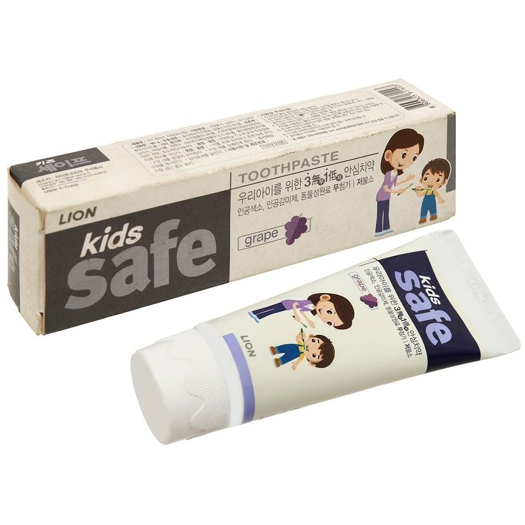 Дитяча зубна паста Lion Kids Safe 3-12 років Виноград, 90 г (8806325611493) - зображення 2