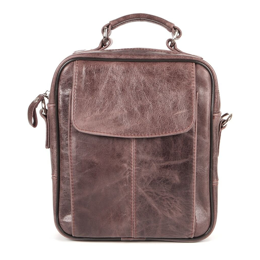 Сумка Shvigel Шкіряна Коричнева (00874) - зображення 2