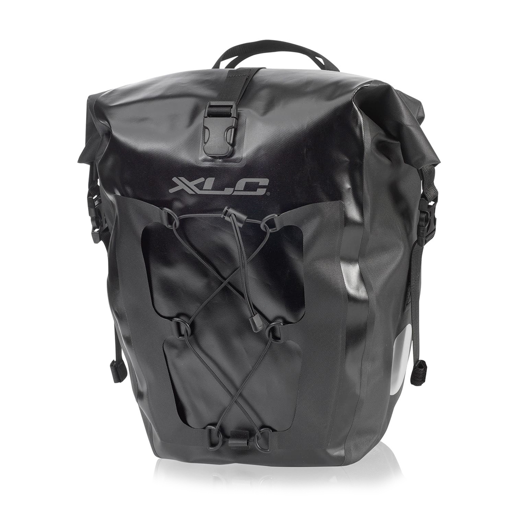 Велосумка на багажник XLC Комплект 2 шт 21x18x46 см Black (2501770600) - зображення 1