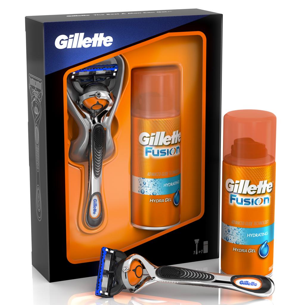 Набір для гоління Gillette Бритва Fusion ProGlide Flexball + Гель для бритья 75 мл (7702018422906) - зображення 3