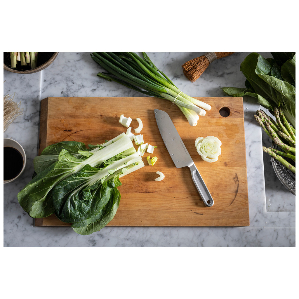 Кухонний ніж Fiskars All Steel Santoku 17 см (1062884) - зображення 5