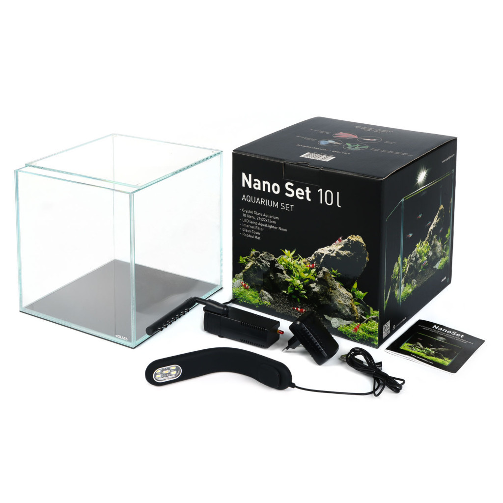 Акваріум Aqualighter набір NaGLASS Nano Set 220 мм 10 л (7142) - зображення 3