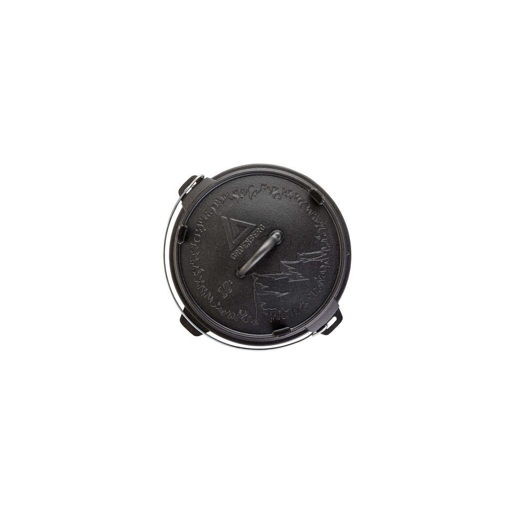 Котел туристичний Groenberg Askja Pot 33 cm / 10 L Black (266018) (DAS303245) - зображення 4
