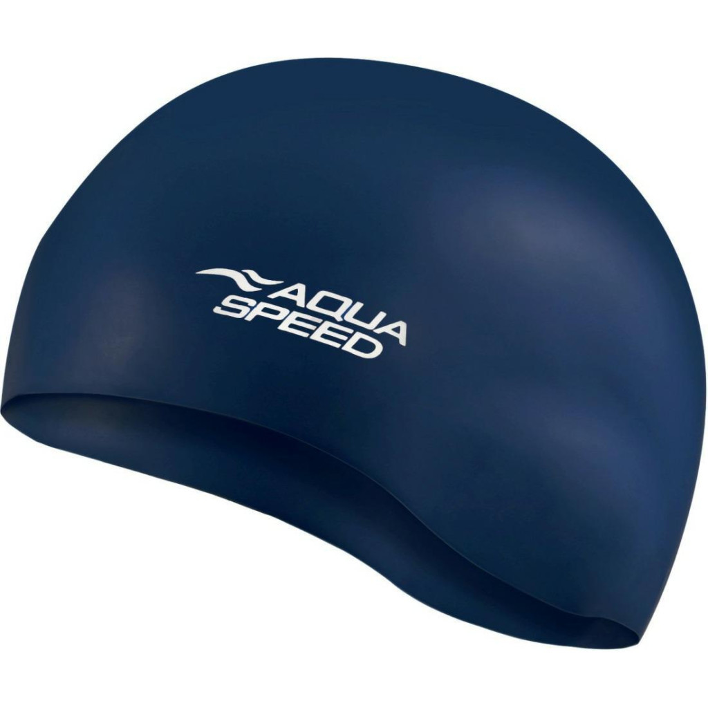 Шапка для плавання Aqua Speed Mono 111-22 6198 темно-синій Уні OSFM (5908217661982) - зображення 1