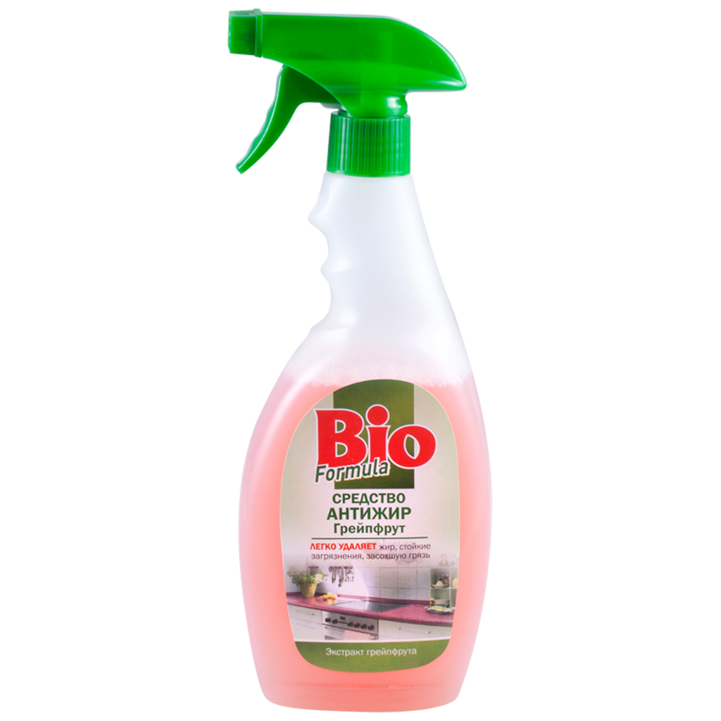 Спрей для чищення кухні Bio Formula Антижир Грейпфрут 500 мл (4823015932274) - зображення 1