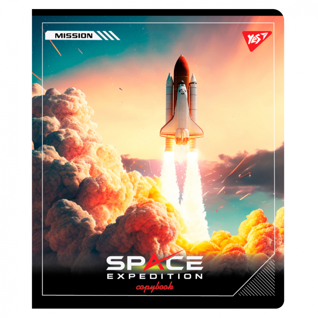 Зошит Yes Space expedition А5 18 аркушів клітинка (767523) - зображення 3