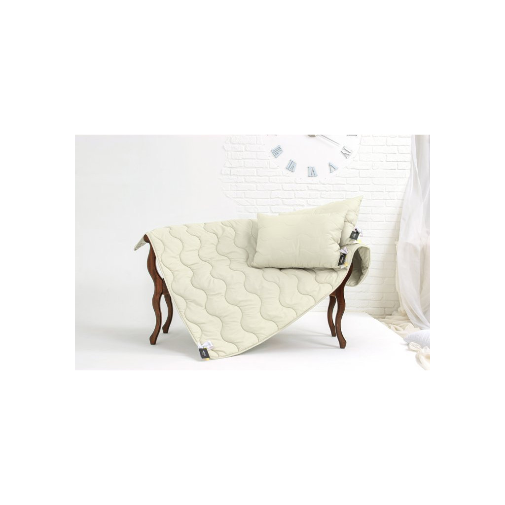 Ковдра MirSon вовняна №1641 Eco Light Creamy 155х215 (2200002653237) - зображення 2