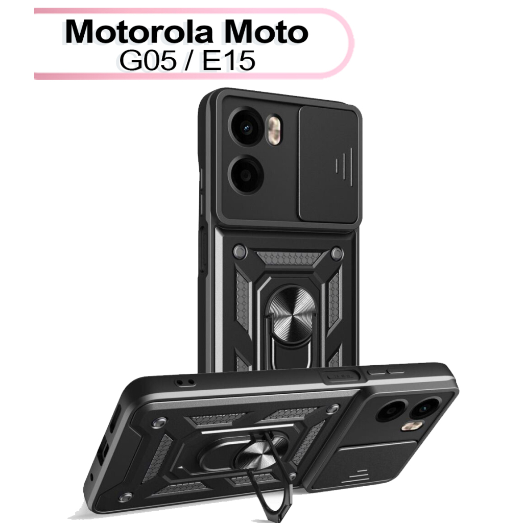 Чохол до мобільного телефона BeCover Military Motorola Moto G05 / E15 Black (713527) - зображення 1