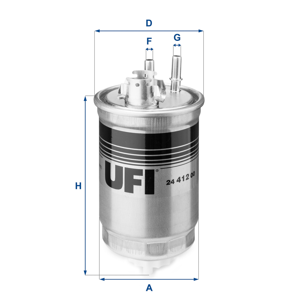 Фільтр паливний UFI 24.412.00 - зображення 1