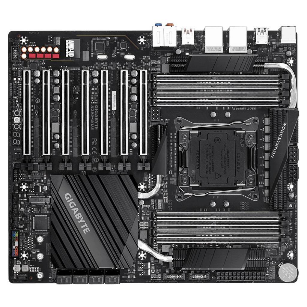Серверна материнська плата GIGABYTE X299-WU8 s2066 X299 8DDR4 7xPCIex16 M.2 SPDIF Type-C ATX (X299-WU8) - зображення 3