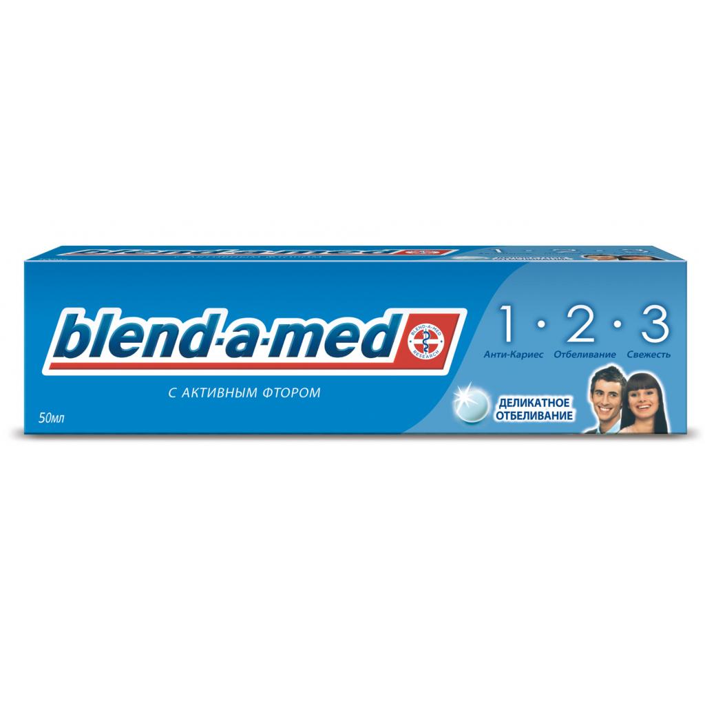 Зубна паста Blend-a-med 3-Ефект Делікатне відбілювання 50 мл (5011321360730) - зображення 1