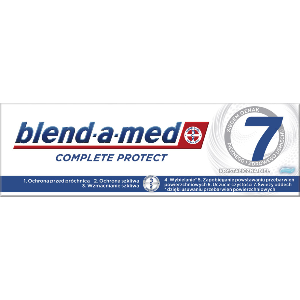 Зубна паста Blend-a-med Complete Protect 7 Кришталева білизна 75 мл (8001090716705) - зображення 2