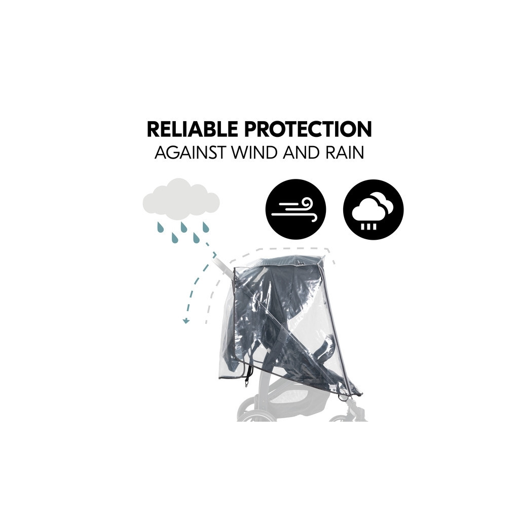 Дощовик Hauck Pushchair Raincover 4W (55077-9) - зображення 2