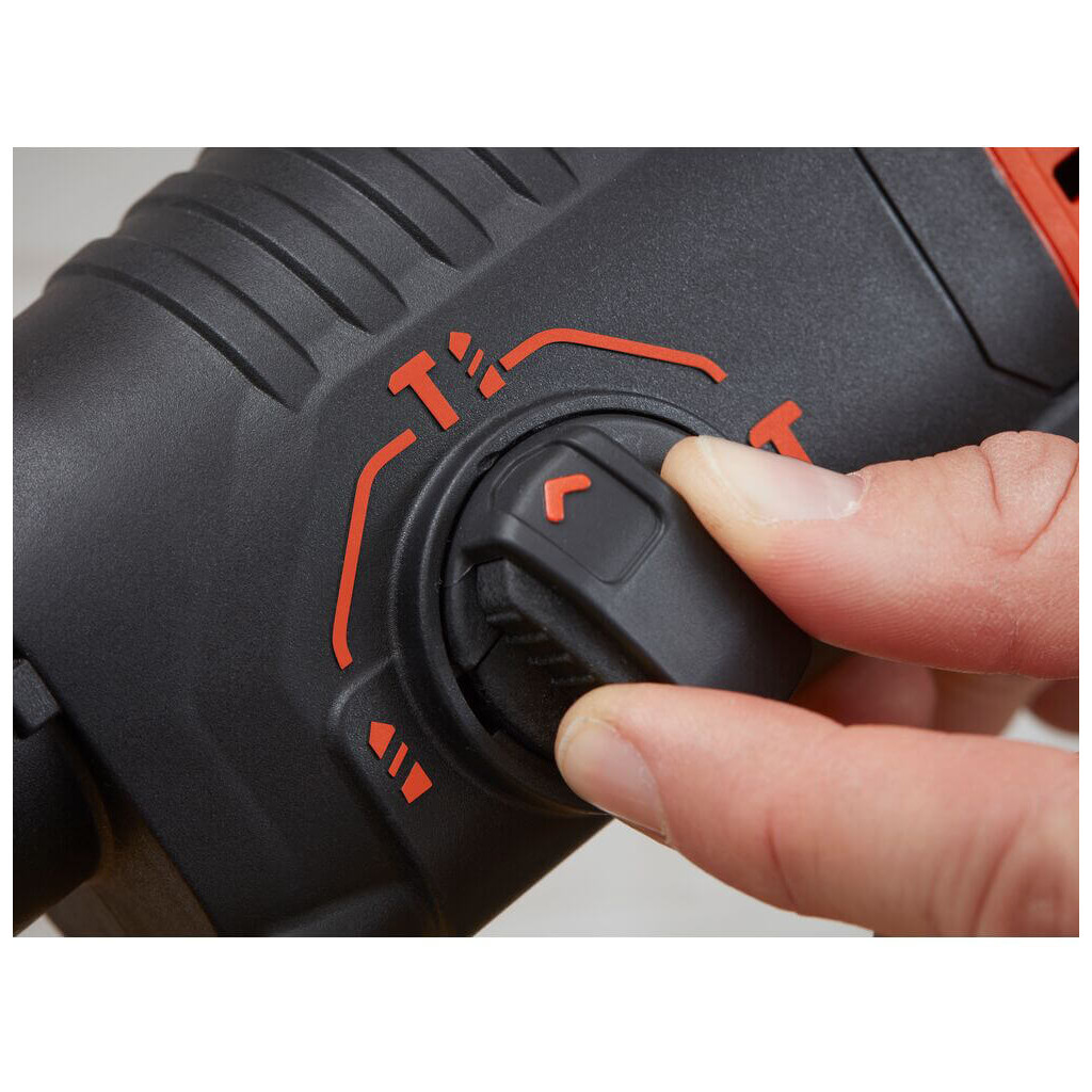 Перфоратор Black&Decker SDS-Plus, 650 Вт, 1.6 Дж, 3 режими, кейс, 3.57 кг (BEHS01) - изображение 12