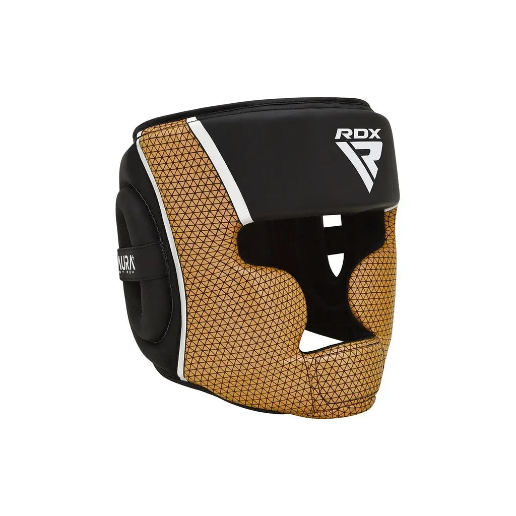 Боксерський шолом RDX Aura Plus T-17 Black Golden S (HGR-T17BGL-S+) - зображення 3