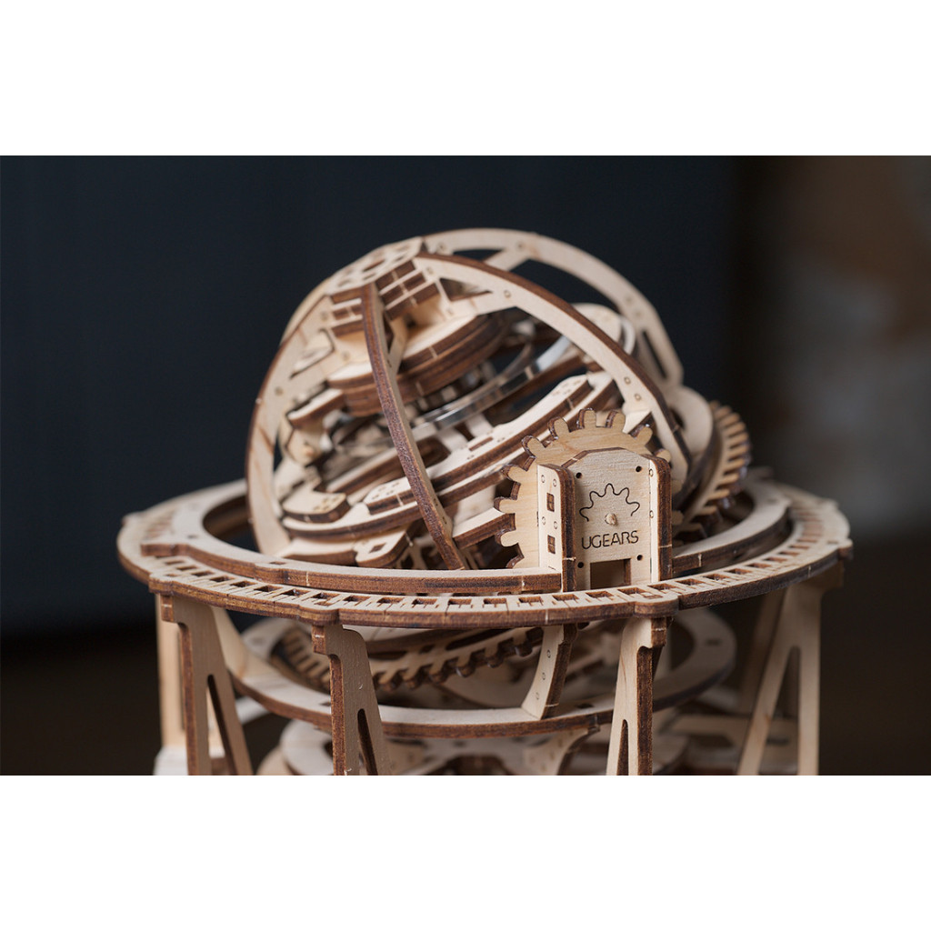Конструктор Ugears Астроном. Настільний годинник із турбійоном (70162) - зображення 11